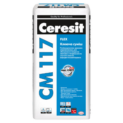  Зображення Клеюча суміш CM 117 Flex (25 кг) 
