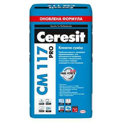  Зображення Клей для плитки CM 117 PRO (27кг) 