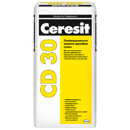  Зображення Полімерцементна захисна суміш CD 30 (25кг) 