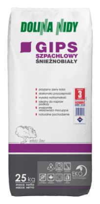  Зображення Гіпс шпаклювальний 2в1 Сніжно-білий (25кг) 