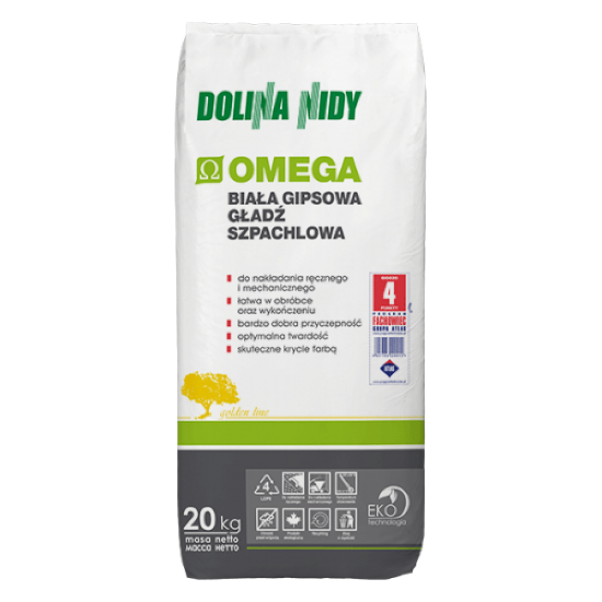  Зображення Шпаклівка гіпсова супер фініш DOLINA NIDY OMEGA (20 кг) 