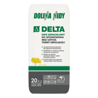  Зображення Шпаклівка гіпсова DOLINA NIDY DELTA (20кг) 