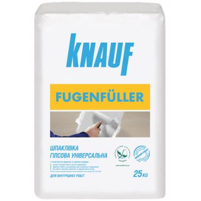  Зображення Шпаклівка гіпсова KNAUF Fugenfuller для швів (25 кг) 