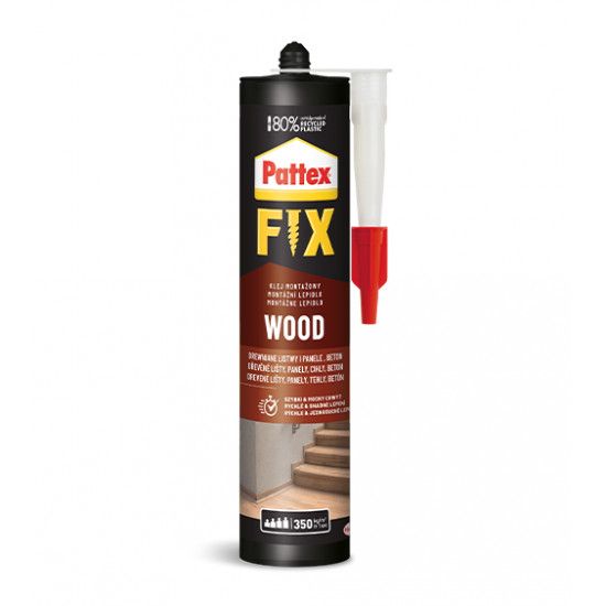  Зображення Клей монтажный Pattex Fix Wood 385 г 