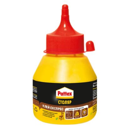  Зображення Клей для дерева Pattex Столяр 125 г 